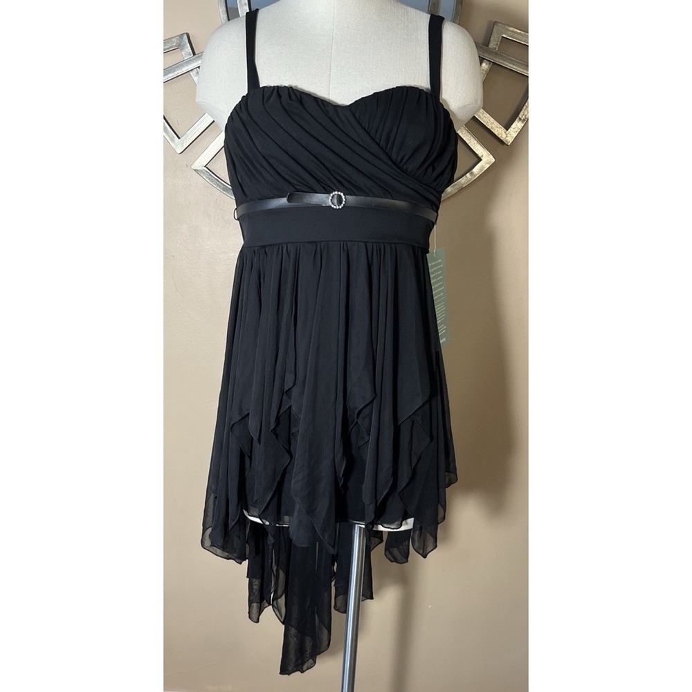 NWT My Michelle Little blackβ winter formal prom dress, Juniors size 5